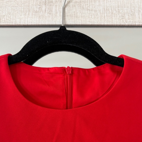 Commense Red Sleeveless Ruffle Mini Dress - Picture 3 of 7